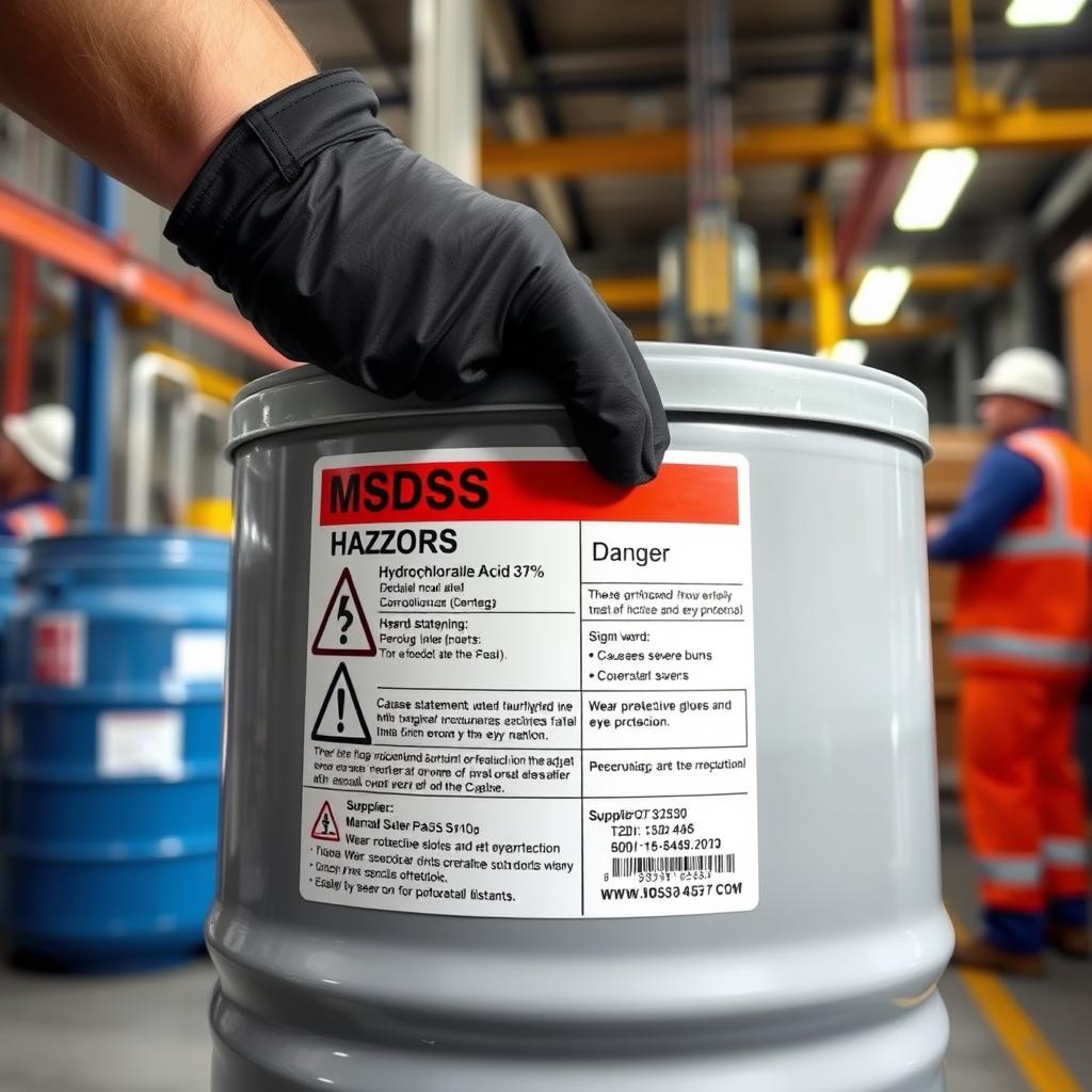 Peletakan Label MSDS: Panduan Utama untuk Keselamatan di Tempat Kerja