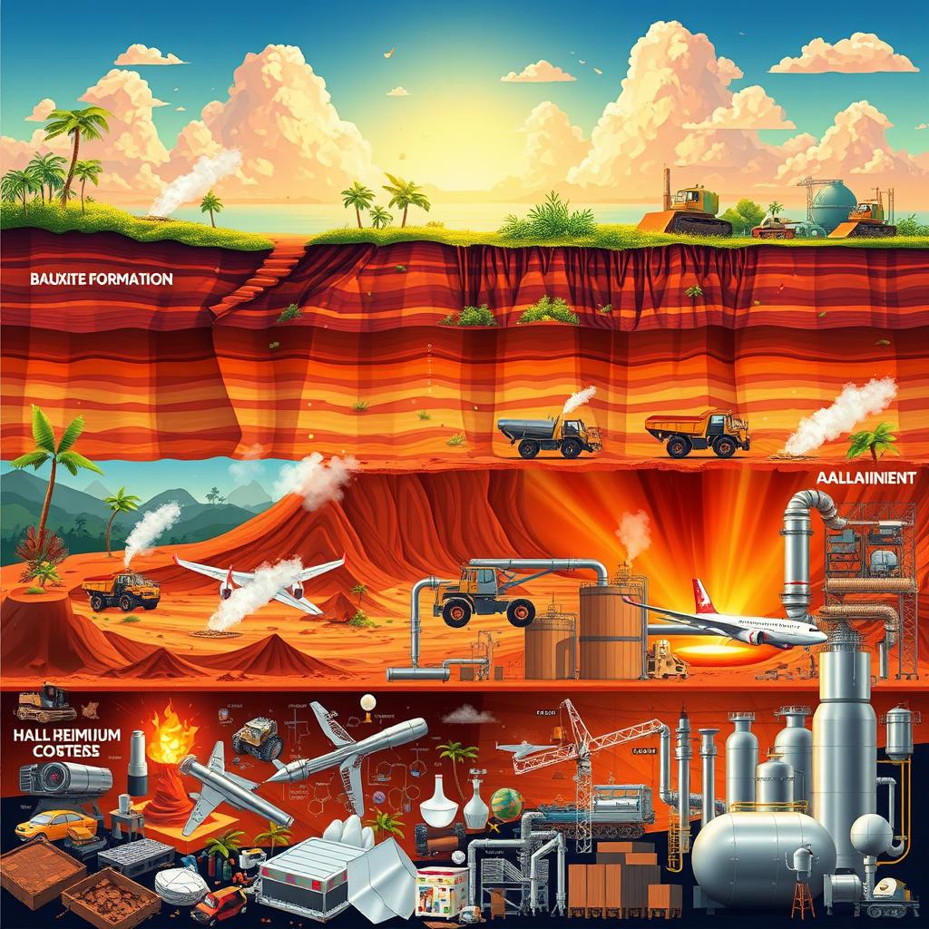 Bauksit: Pembentukan, Penambangan, dan Pemanfaatan dalam Industri
