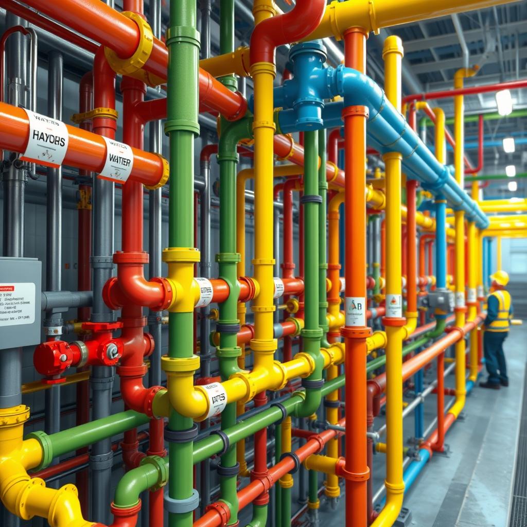 Pipa Industri: Kode Warna, Simbol, dan Makna Penting untuk Keselamatan Kerja (K3)