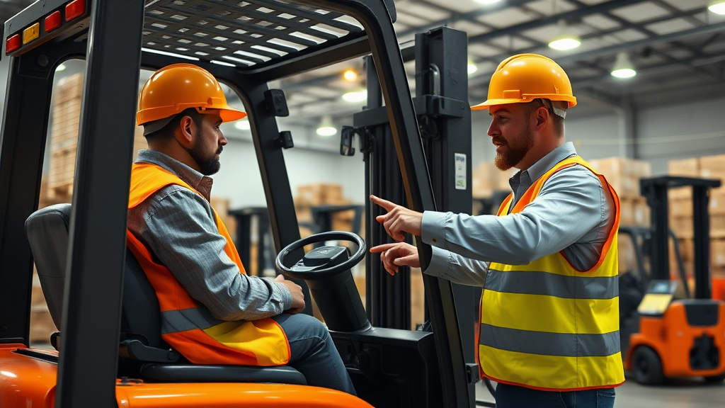Operator Forklift Kelas I: Pelatihan KEMNAKER, Kunci Sukses & Kompetensi!