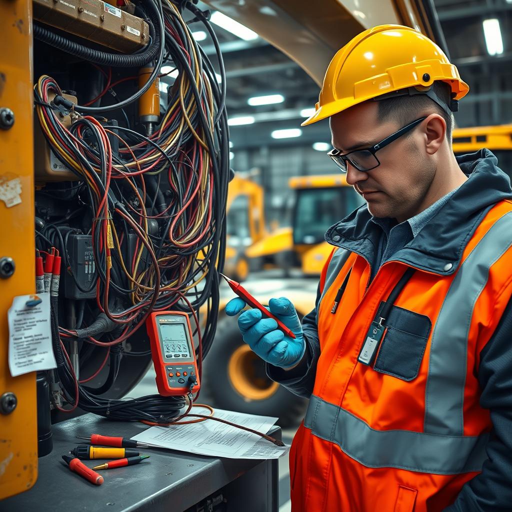 Inspeksi Listrik Rutin: Lindungi Alat Berat dari Korsleting Maut