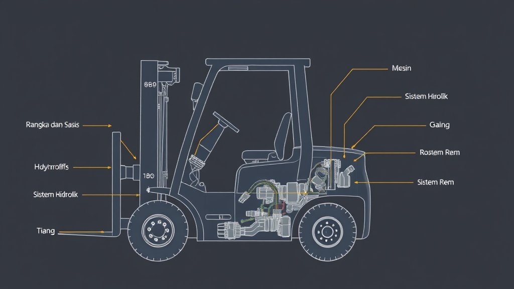 Kenali Komponen Forklift: Panduan Lengkap untuk Operator Handal
