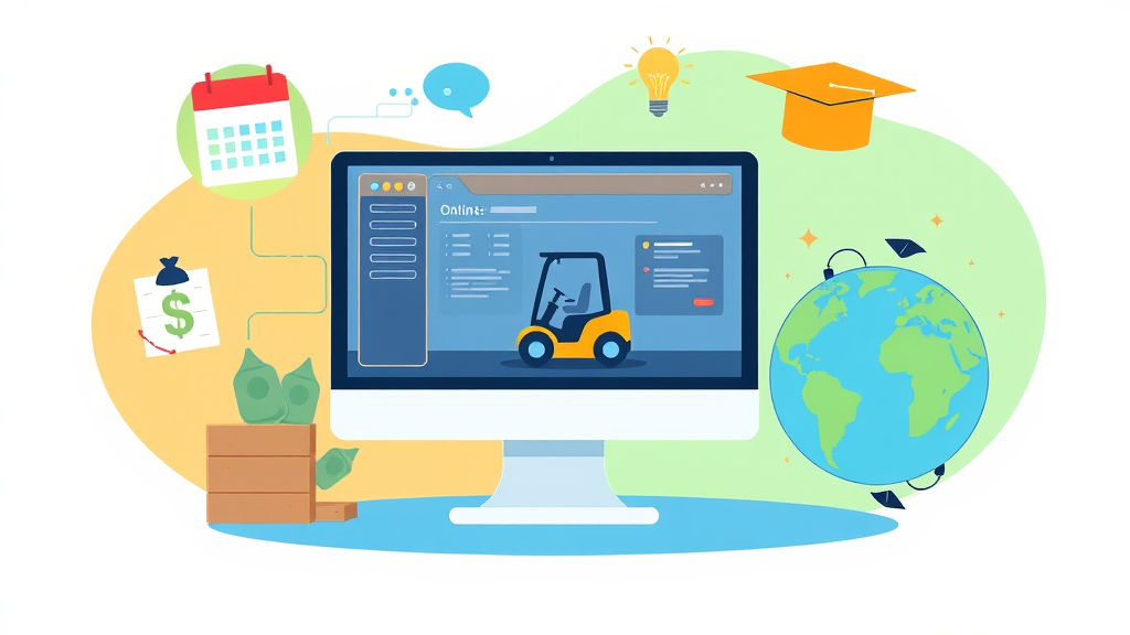 Pelatihan Forklift Online: Solusi Praktis & Ekonomis untuk Meningkatkan Keterampilan