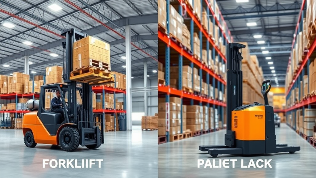 Forklift vs. Pallet Jack: Memilih Alat yang Tepat untuk Kebutuhan Pergudangan Anda