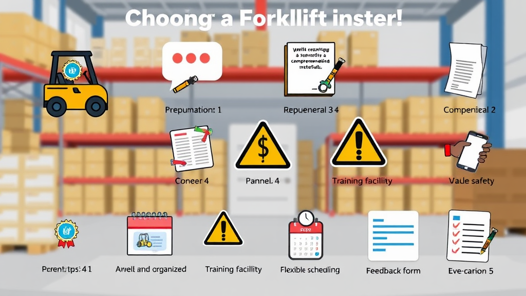 Tips Memilih Instruktur Forklift yang Berkualitas: Panduan Lengkap