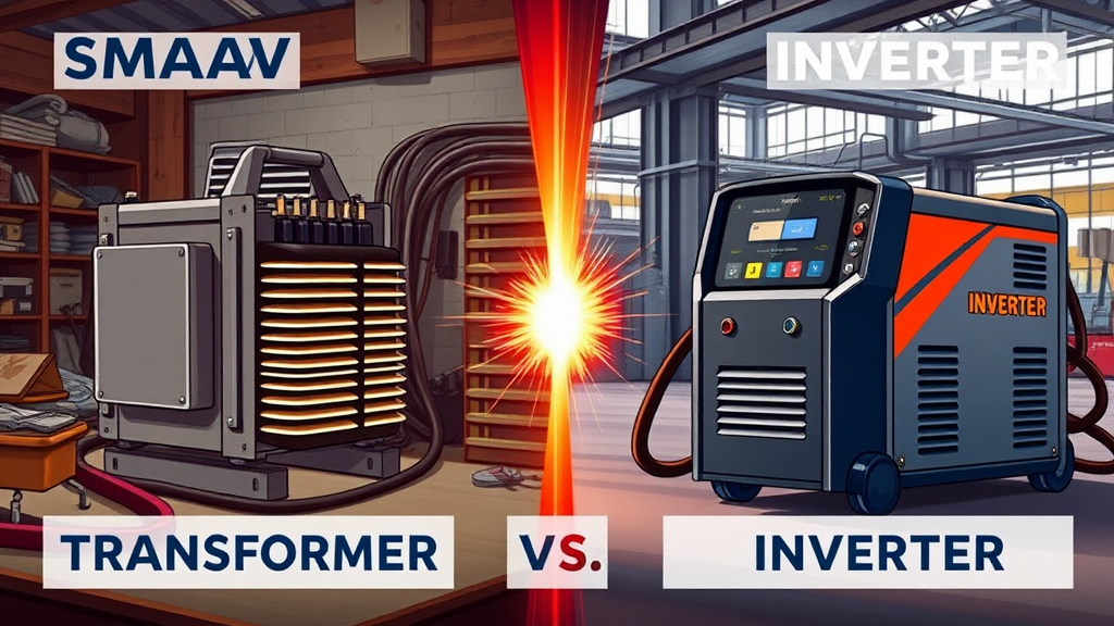 Inverter vs. Transformator SMAW: Memilih Mesin Las Terbaik untuk Kebutuhan Anda
