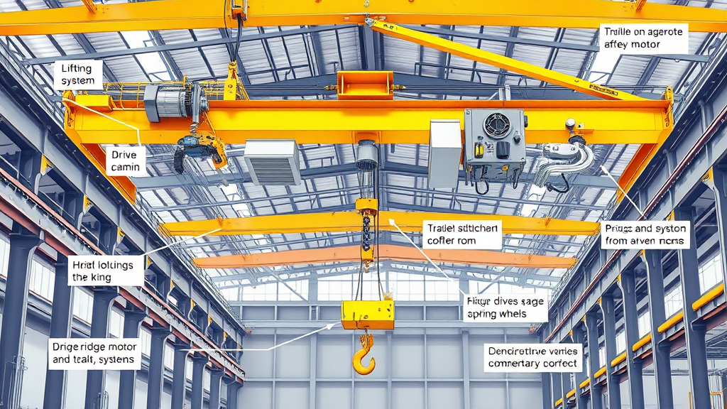 Anatomi Overhead Crane: Mengenal Detail Setiap Komponen