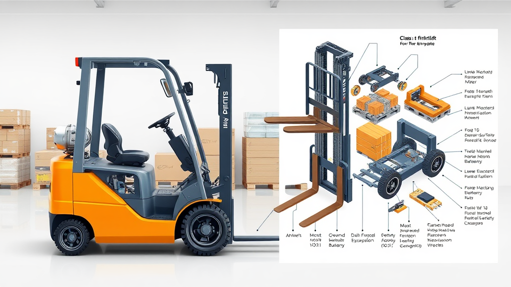 Forklift Kelas 1: Panduan Lengkap Komponen Utama & Fungsinya untuk Efisiensi Optimal