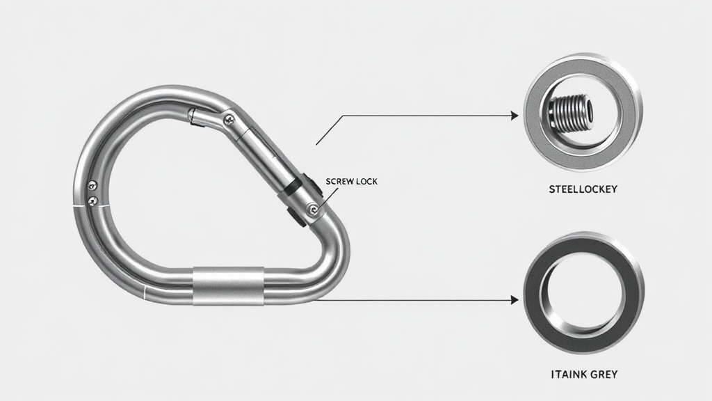Kenali Lebih Dalam: Material & Komponen Utama D Ring Hook Carabiner