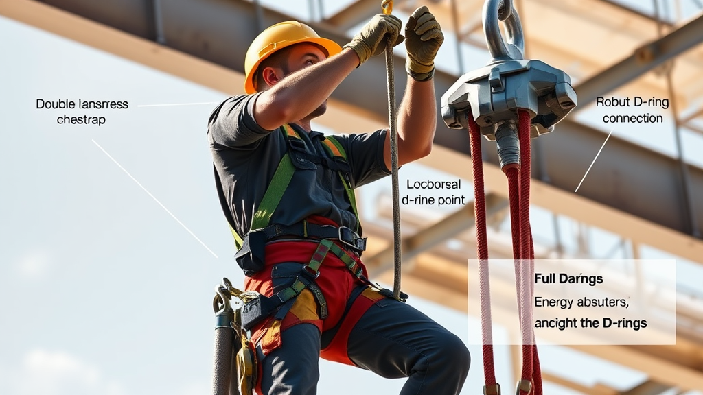 Double Lanyard Full Body Harness: Panduan Lengkap Komponen & Fungsinya