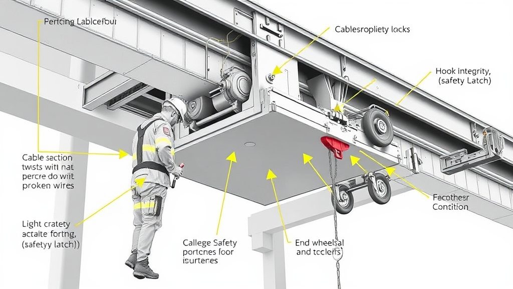 Inspeksi Overhead Crane: Panduan Persiapan Penting Sebelum Pengoperasian
