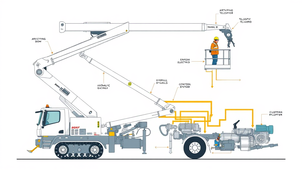 Boomlift: Tingkatkan Efisiensi Kerja dengan Memahami Komponen Kunci