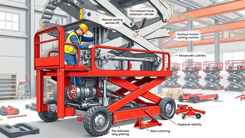 Scissor Lift: Panduan Lengkap Penggantian Komponen yang Aus