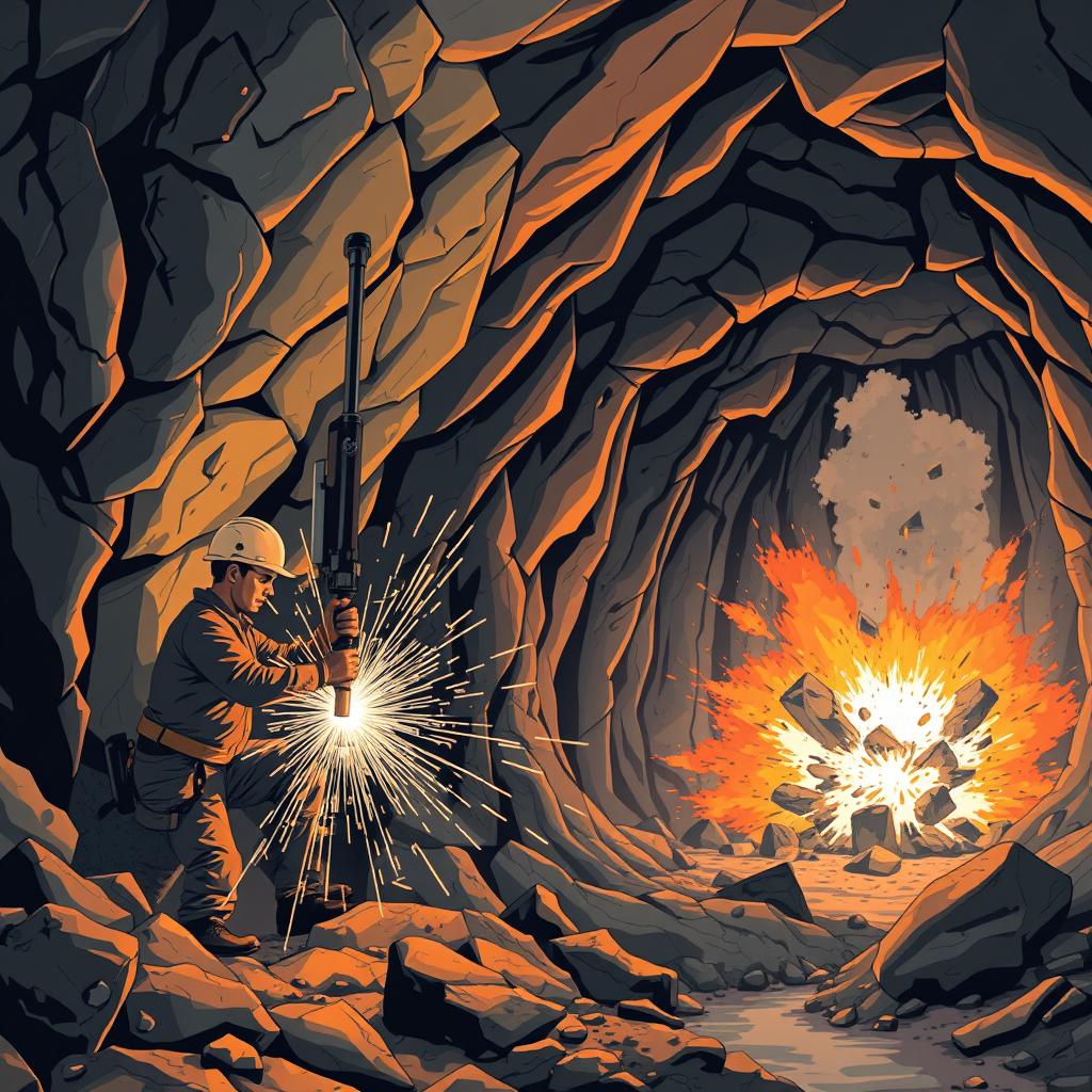 Pengeboran & Peledakan Tambang Bawah Tanah: Tingkatkan Skill Operator!