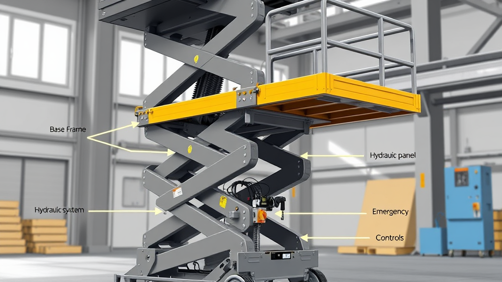 Scissor Lift: Tingkatkan Keamanan dengan Memahami Komponen Utama