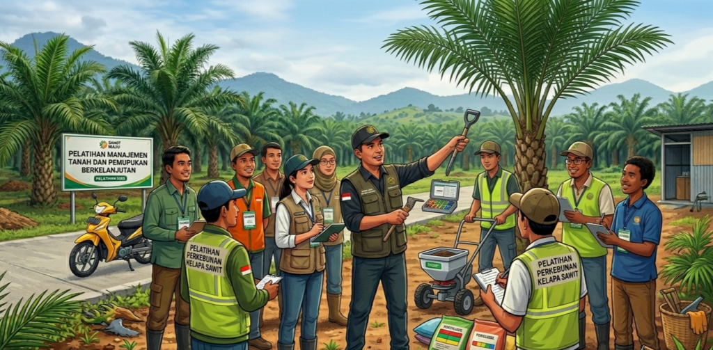 Pelatihan Perkebunan Kelapa Sawit  Pinang