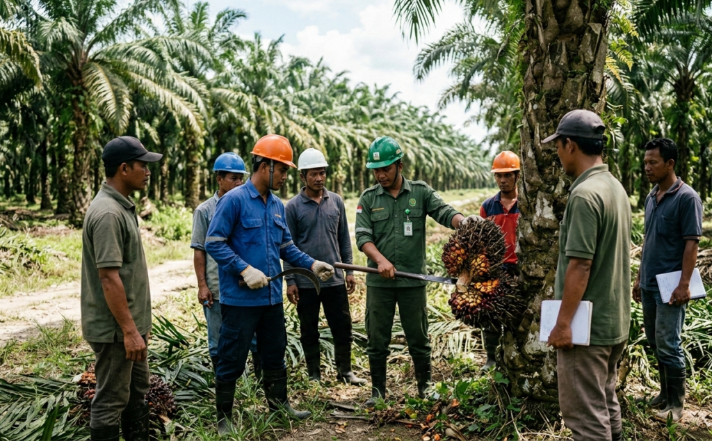 Pelatihan Perkebunan Kelapa Sawit  Curug