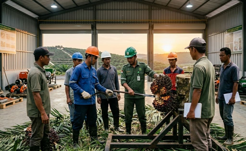 Pelatihan Perkebunan Kelapa Sawit  Kelapa Dua