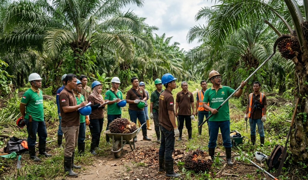 Pelatihan Perkebunan Kelapa Sawit  Periuk